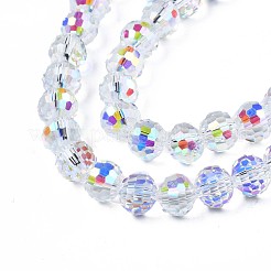 Гальванизируйте прозрачное стекло бисер нитей&nbsp;EGLA-N002-15-B03