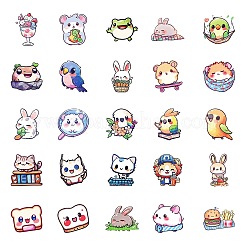 50шт. бумажные наклейки с изображением животных из мультфильмов&nbsp;LS-STIC-C012-01