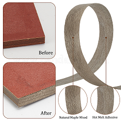 Кромочная полоса из черного ореха&nbsp;DIY-WH0504-286B