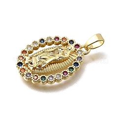 Латунные микро проложить кубического циркония подвески&nbsp;KK-P336-01G-G