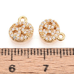 Латунные микро проложить кубического циркония подвески&nbsp;KK-N263-148F-G