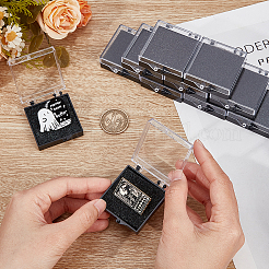 Пластиковая подарочная коробка для хранения бейджей&nbsp;LS-CON-WH0099-06E