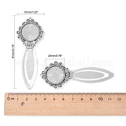 Тибетском стиле сеттинги закладки кабошон&nbsp;TIBE-S157-AS-NR