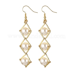 Латунь болтающийся серьги&nbsp;EJEW-TA00650