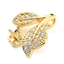 Подвески-подвески из латуни с микрокубическим цирконием&nbsp;LS-KK-Q794-04A-G