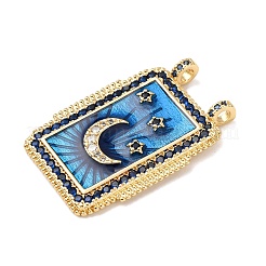 Латунные микро проложить кубического циркония подвески&nbsp;KK-K408-72G-03