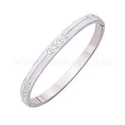 Браслеты с лиственным узором из нержавеющей стали 304&nbsp;FS-WGBBE22-02