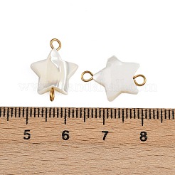 Подвески-звездочки из натуральных ракушек&nbsp;STAS-D378-26G