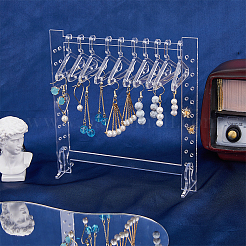 Прозрачные акриловые подвесные витрины для сережек&nbsp;EDIS-FH0001-05