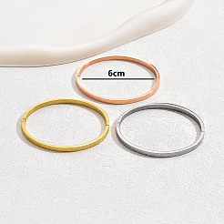 3 шт. классические браслеты из нержавеющей стали на петлях для женщин&nbsp;UP3566