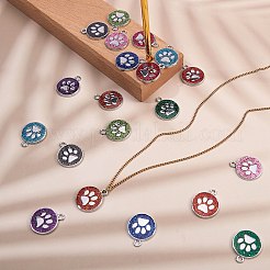 20шт 10 цвета эмалевые подвески&nbsp;ENAM-SZ0001-95