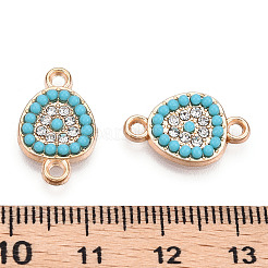 Соединители звеньев сплава горный хрусталь&nbsp;ALRI-T004-32LG