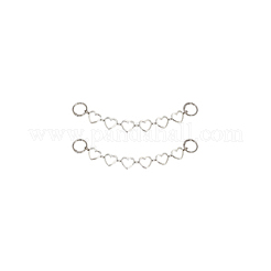 2 шт. сплава сердце цепи ремень для ботинок&nbsp;FIND-FG0003-66