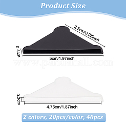 40шт 2-х цветный пластиковый уголок-протектор для стеклянного листа&nbsp;FIND-OC0003-02