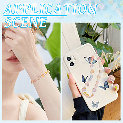 150 г 6-х видов градиентных прозрачных акриловых бусин&nbsp;OACR-TA0003-58