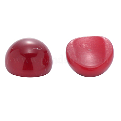 Полукруглые кабошоны из абс-пластика с имитацией жемчуга&nbsp;MRMJ-Q092-6mm-D06