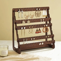 Подставка для сережек из дерева с 8 планкой&nbsp;PW-WG0A523-01