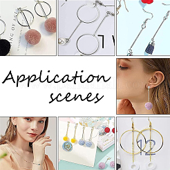 80 шт. 8 стиля 201 подвески-соединители из нержавеющей стали&nbsp;STAS-UN0055-55