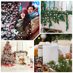 60 г новогодних снежинок из бумажного конфетти&nbsp;DIY-CY0002-42