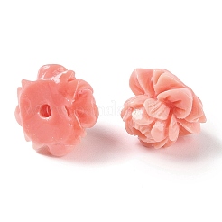 Резные бусины из синтетических ракушек SHEL-H005-16