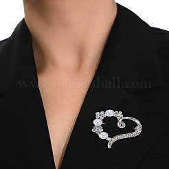 1 шт. брошь из сплава со стразами&nbsp;JEWB--LP0004-89