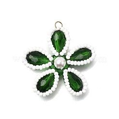 4шт 4 цвета стеклянные подвески&nbsp;PALLOY-TA00313