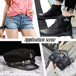 Кабошоны со стразами из сплава в 40 стилях&nbsp;ALRI-GA0001-01