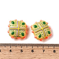 Стеклянные бусины из искусственного нефрита&nbsp;GLAA-L051-03B