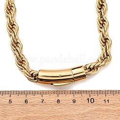 Ожерелья из цепочек из нержавеющей стали 304 толщиной 8 мм&nbsp;NJEW-C099-07B-G