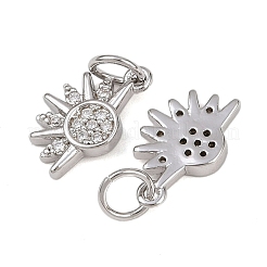 Латунные микро проложить кубического циркония подвески&nbsp;KK-B150-02P-01