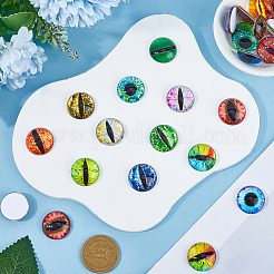40шт 20 стиля стеклянных кабошонов&nbsp;GGLA-SP0001-05