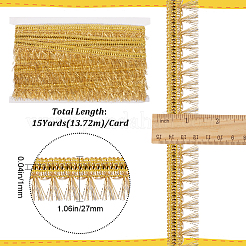 15 ярд филигранной полиэфирной кружевной бахромы&nbsp;OCOR-WH0089-13A