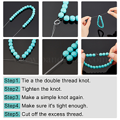 8 рулон эластичной кристаллической нити 2 цветов&nbsp;EW-AR0001-01A