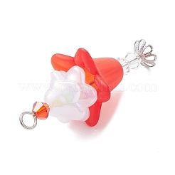 Подвески из искусственного австрийского хрусталя и акриловых бусин&nbsp;PALLOY-TA00373