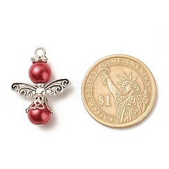 Кулоны из стекла с жемчугом и росписью для выпечки&nbsp;PALLOY-JF01576