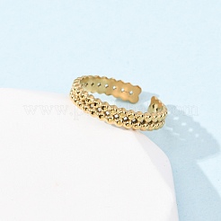 Кольца-манжеты из нержавеющей стали 304 для женщин&nbsp;RJEW-K309-11B-G