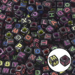 Наборы браслетов для стрейч-браслетов с кубическими бусинами 6 мм на детский день&nbsp;DIY-YW0001-82