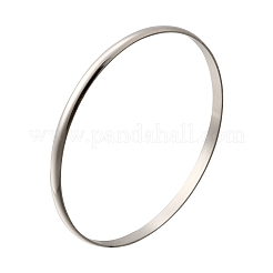 Простые браслеты из нержавеющей стали 304 для женщин&nbsp;LS-BJEW-V004-02A-P