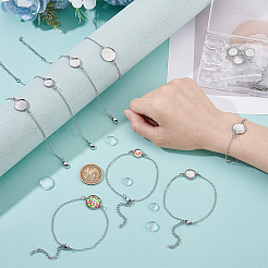 Наборы для изготовления браслетов из нержавеющей стали 304&nbsp;BJEW-GA00004