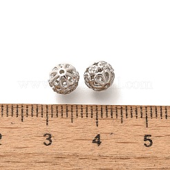 Покрытие стойки латунь микропаве прозрачные кубические циркониевые бусины&nbsp;KK-H508-20P