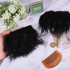 Волосы для кукол из полиэстера&nbsp;AJEW-WH0459-28F