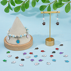 80шт 8 цвета сплава эмаль подвески&nbsp;ENAM-DC0001-84