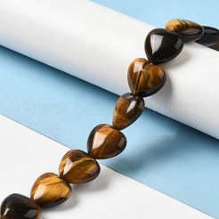 Природных тигровый глаз бисер нитей&nbsp;G-K335-01E