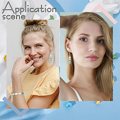 50 шт. 5-цветные окрашенные распылением сплавные многожильные звенья&nbsp;FIND-CN0001-13