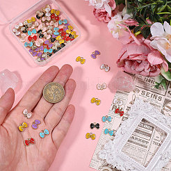 140шт 7 цвета сплава эмаль подвески&nbsp;ENAM-CA0001-92