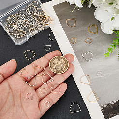 80 шт. 8 стиля соединительных колец из цинкового сплава&nbsp;FIND-GA0004-09