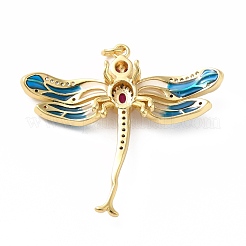 Стойки обшивки латунь микро проложить Циркон подвеску&nbsp;KK-E281-06G-01