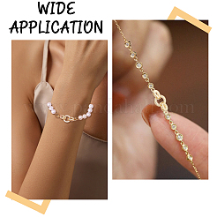 6 комплект латунных застежек с микропаве из кубического циркония&nbsp;KK-CA0002-73