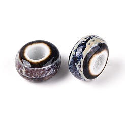 Фарфоровые бусины ручной работы&nbsp;PORC-S498-05O