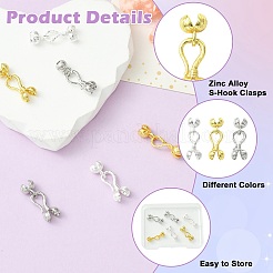 6 шт. 3-х цветные застежки-крючки из цинкового сплава&nbsp;FIND-CJ0005-10